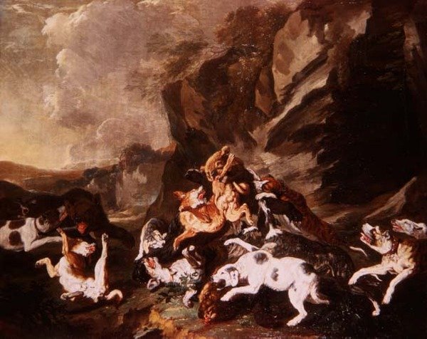 Hundkamp av Carl Borromaus Andreas Ruthart