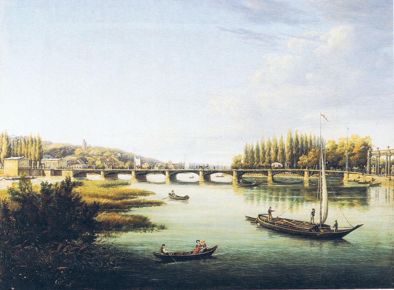 den långa bron i Potsdam av Carl Daniel Freydanck