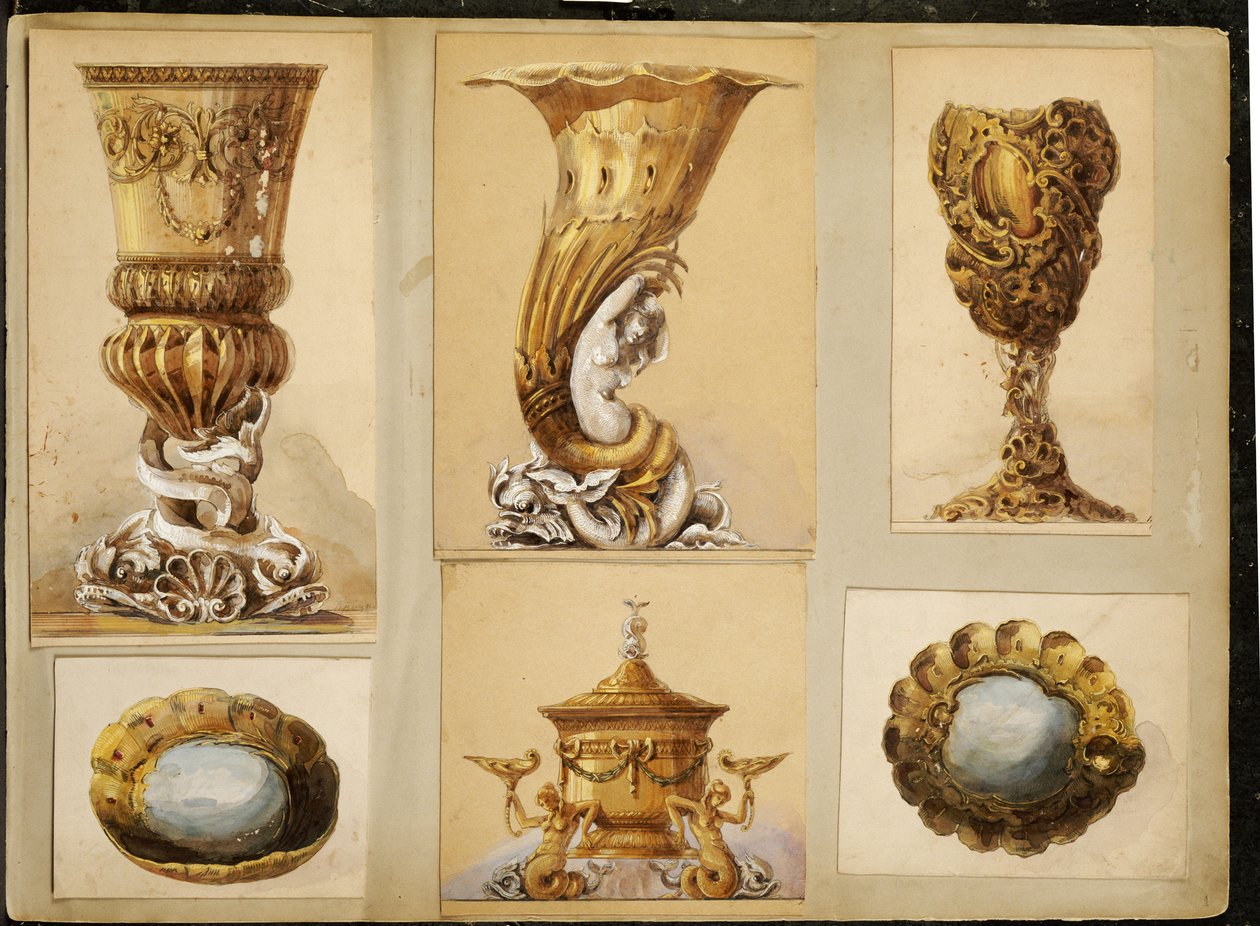 Urval av mönster, House of Carl Faberge av Carl Fabergé