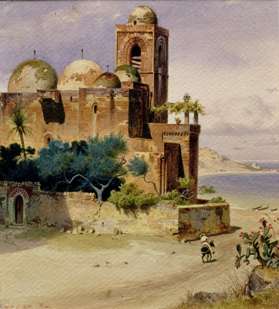 Palermo, 1839 av Carl Friedrich Heinrich Werner