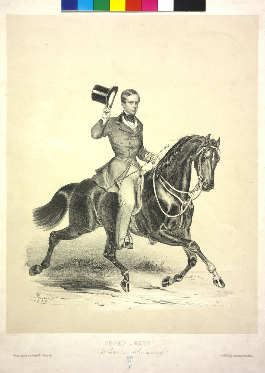 Kejsare av Österrike Franz Joseph I av Carl Goebel