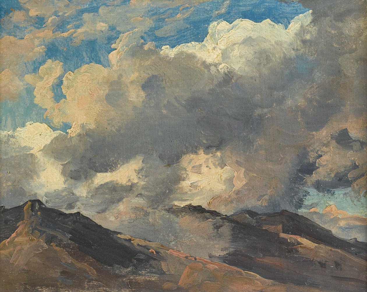Tyska: Bergstopp i moln av Carl Gustav Carus