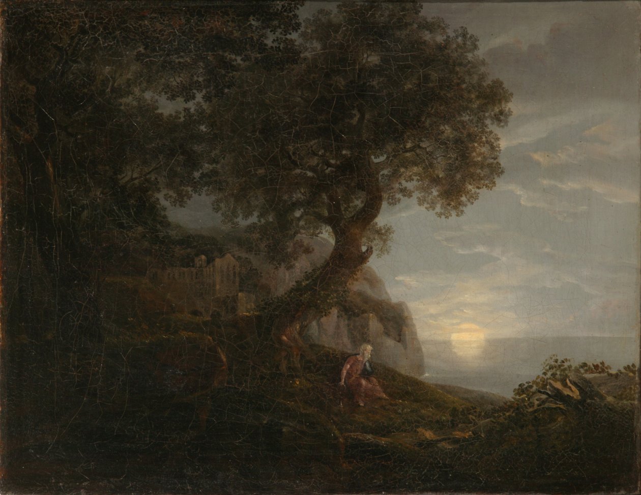 Månuppgång av Carl Gustav Carus