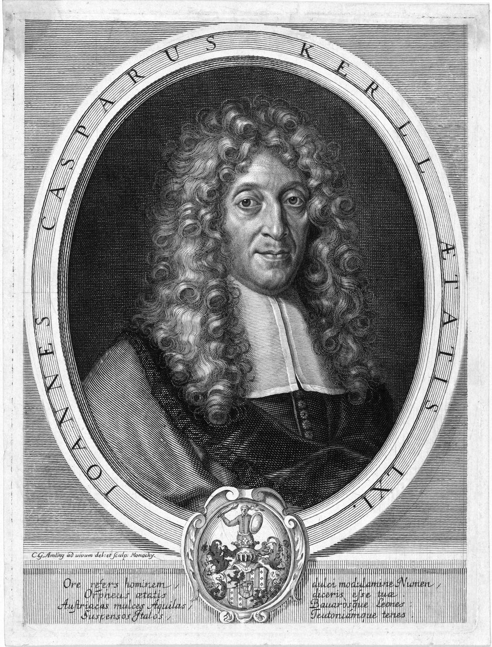 Johann Caspar Kerll av Carl Gustav von Amling