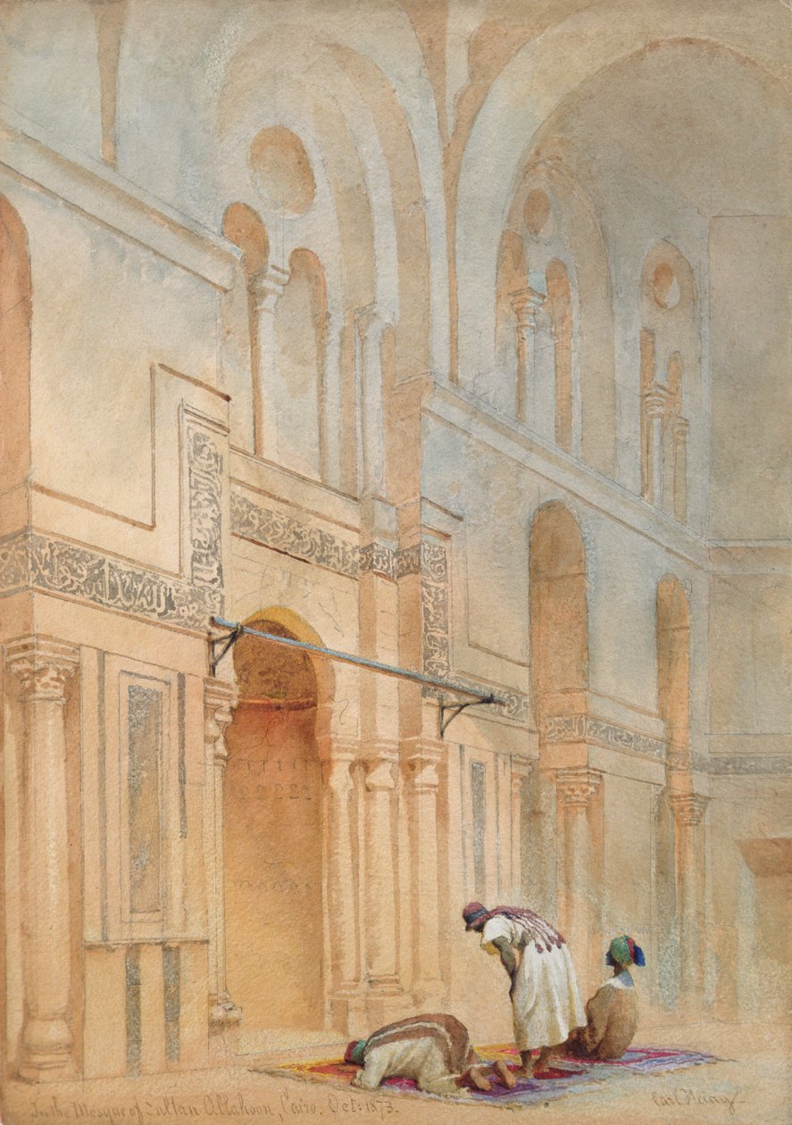 I moskén i Sultan Allahoon, Kairo av Carl Haag