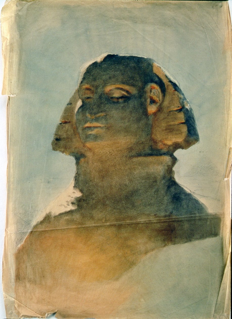 Sfinxen i Giza av Carl Haag