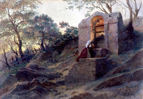 "En mandoletta i Tivoli" av Carl Haag