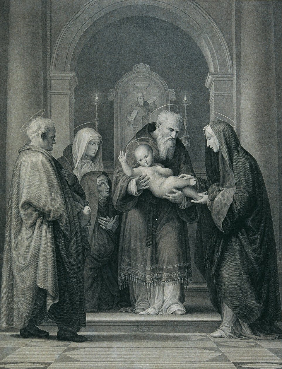 Offret i templet av Carl Heinrich Rahl