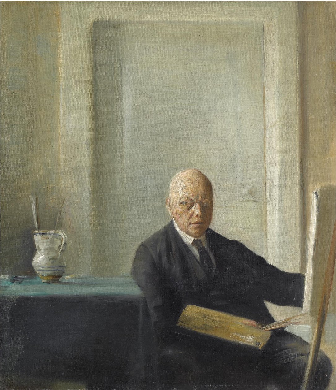 Självporträtt av Carl Holsoe