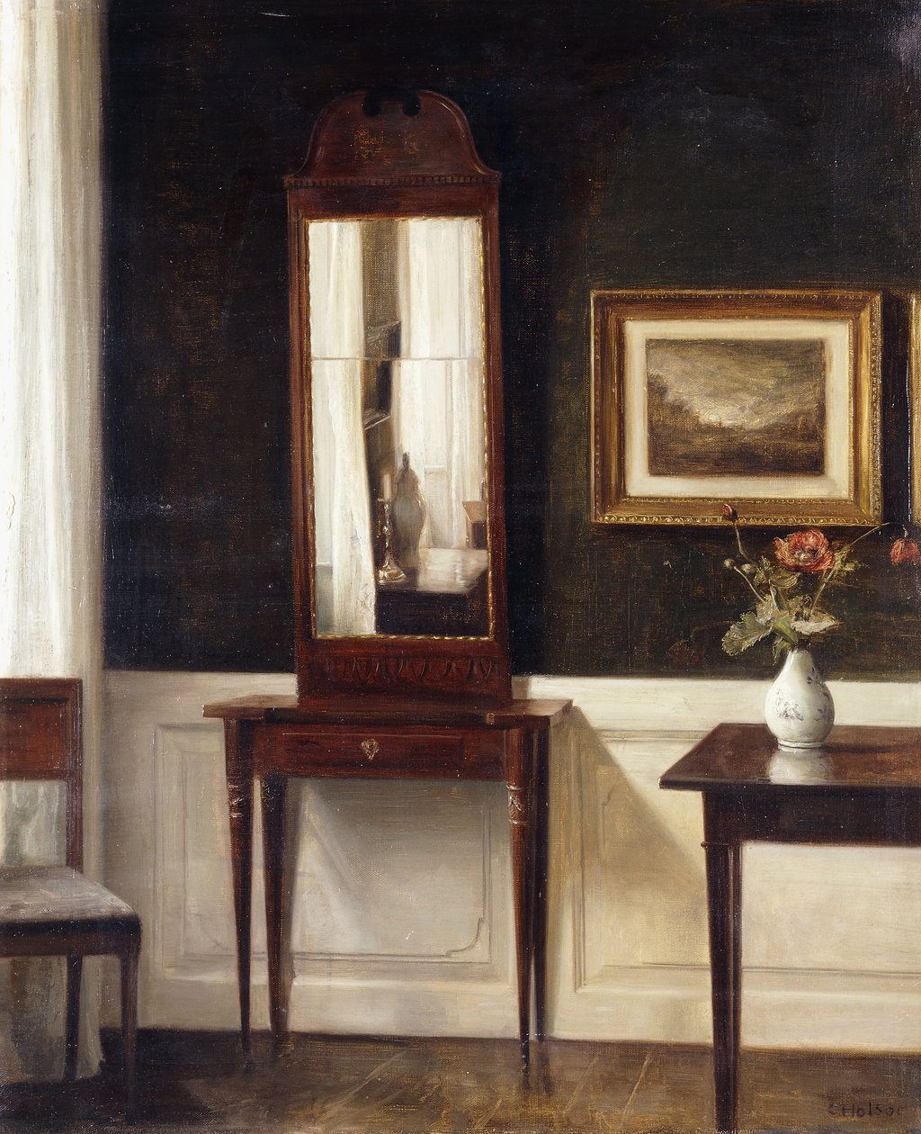 En interiör av Carl Holsoe
