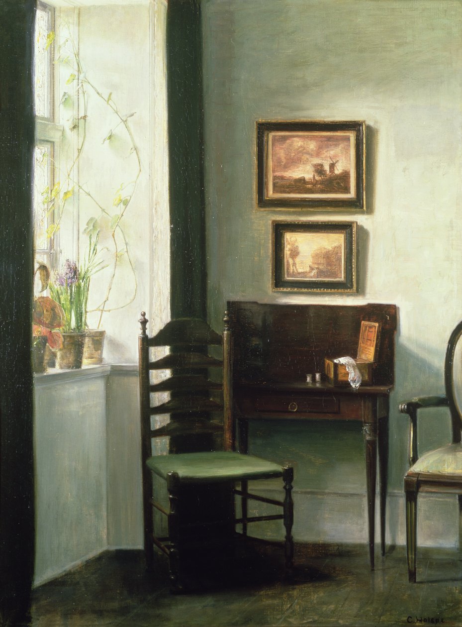 Solbelyst interiör av Carl Holsoe