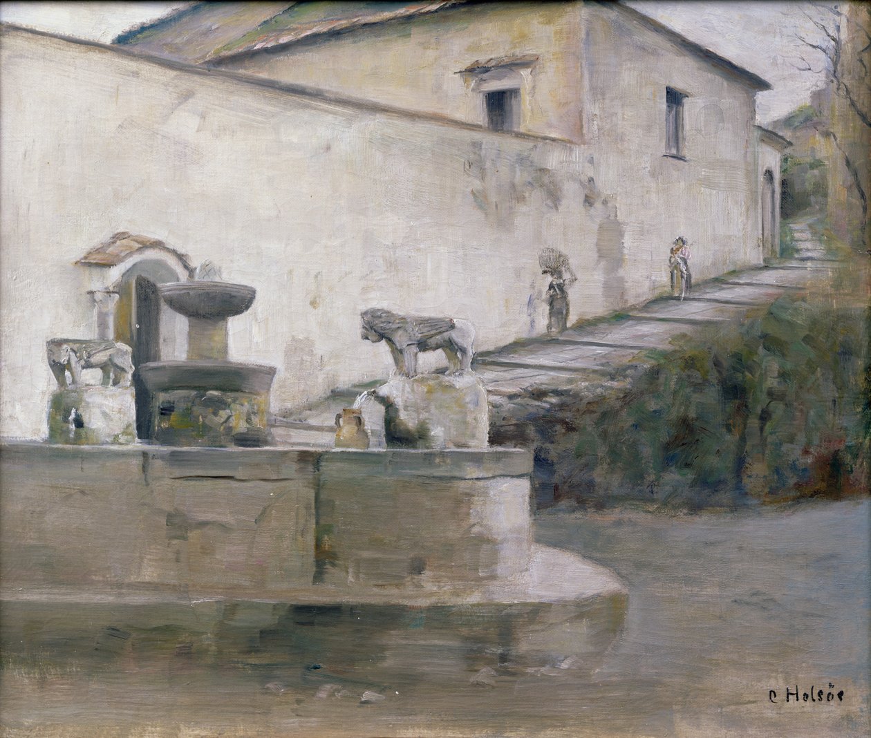 Fontänen, Italien av Carl Holsoe