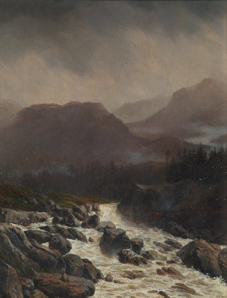 Regenlandschaft av Carl Höflmayr