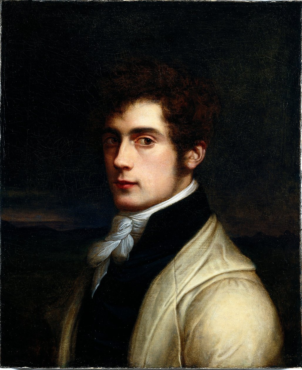 Självporträtt, 1819. av Carl Joseph Begas