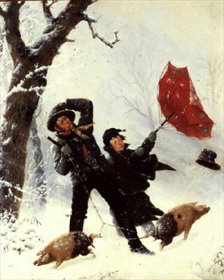 Det röda paraplyet av Carl Kronberger