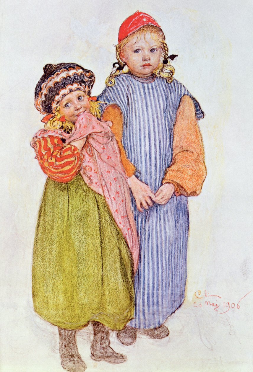 Snickare Hellbergs ungar av Carl Larsson