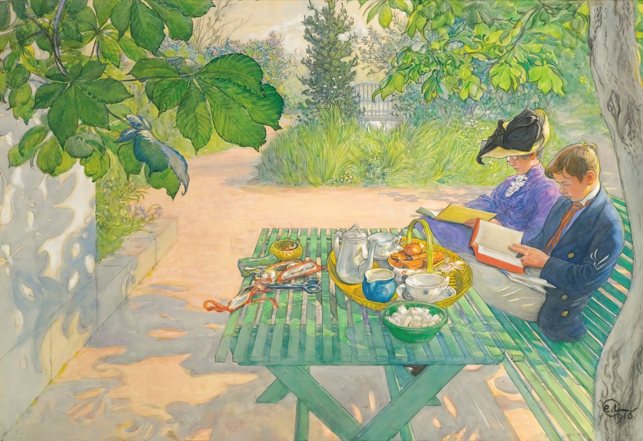 Semesterläsning av Carl Larsson