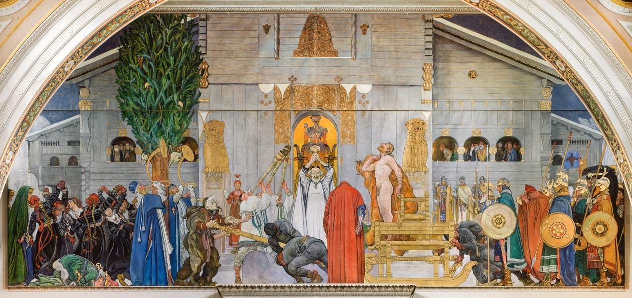Midvinterblot av Carl Larsson