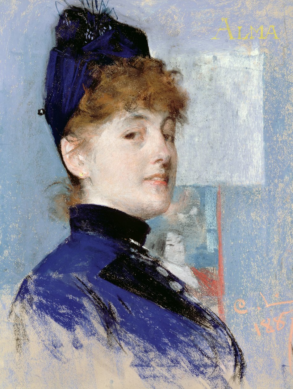 Porträtt av Alma av Carl Larsson