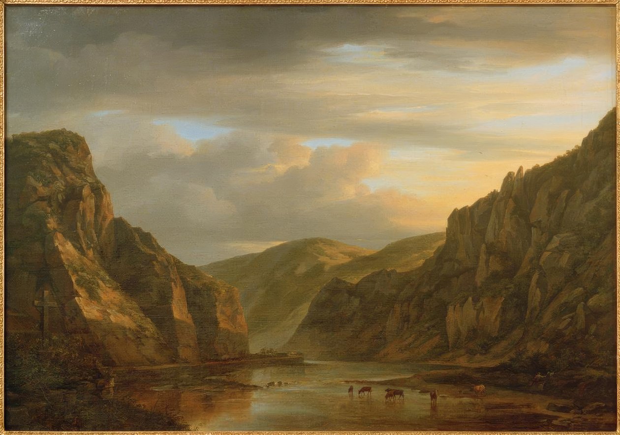 C.Morgenstern, Stegfels i Nahedalen av Carl Morgenstern