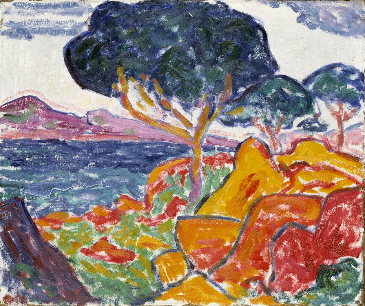 Landskap, ca. 1909-1914. av Carl Newman