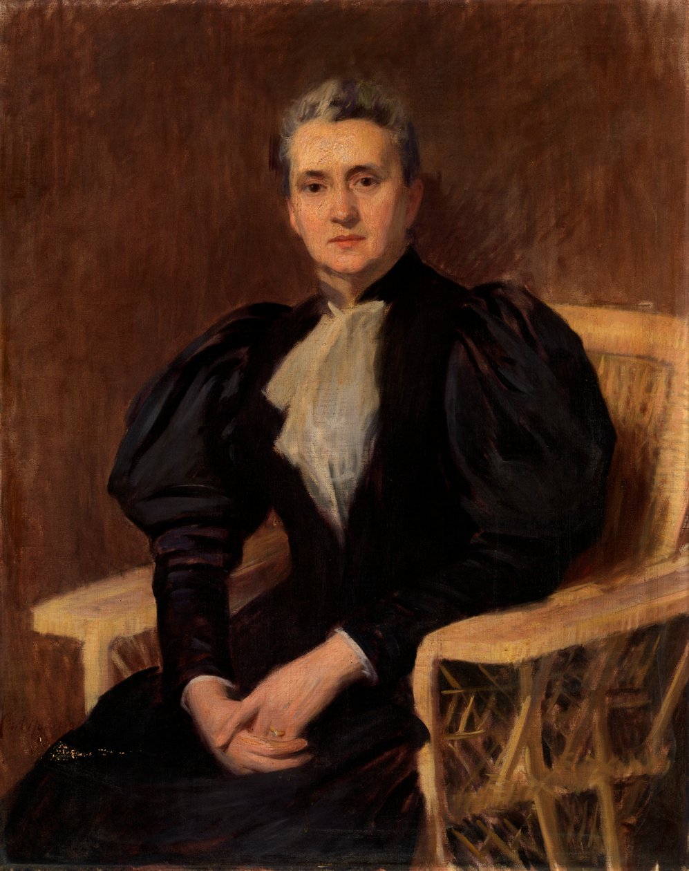 Porträtt av en kvinna, ca. 1915-1916. av Carl Newman