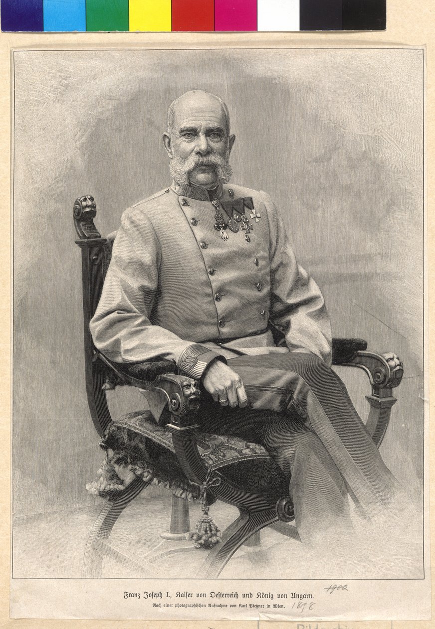 Kejsare av Österrike Franz Joseph I av Carl Pietzner