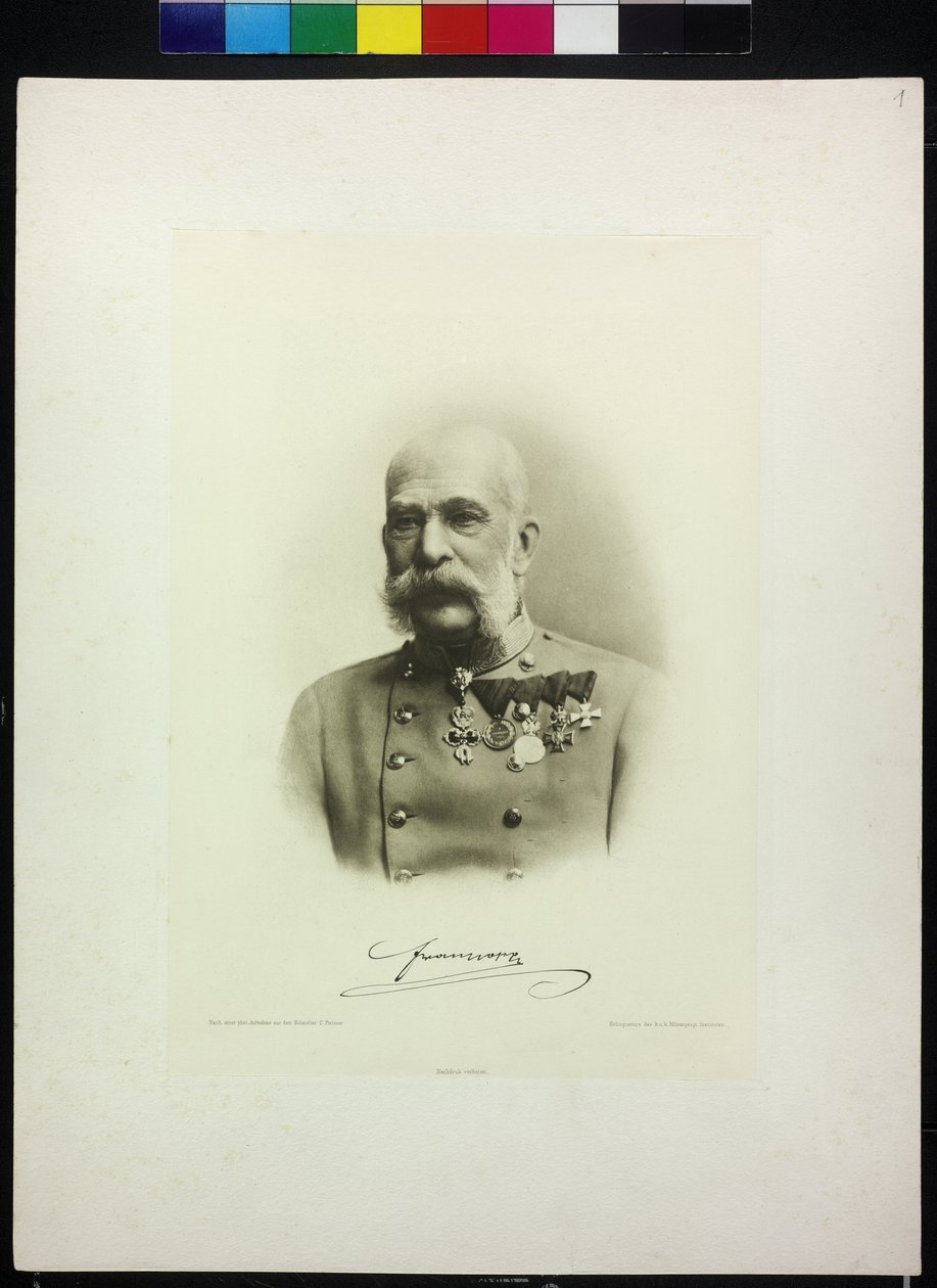 Kejsare av Österrike Franz Joseph I av Carl Pietzner