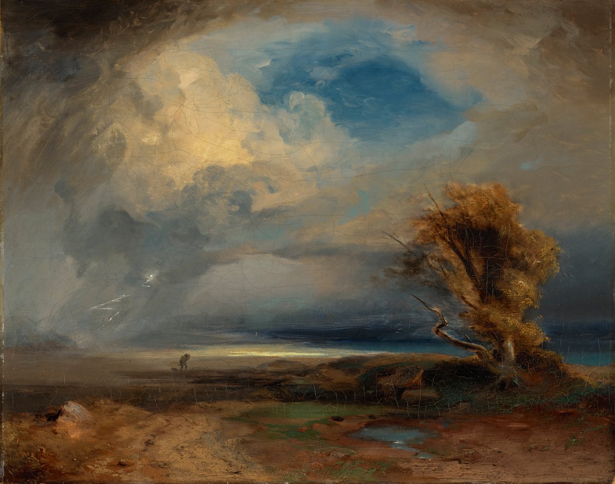 Kosmiskt stormlandskap av Carl Rottmann
