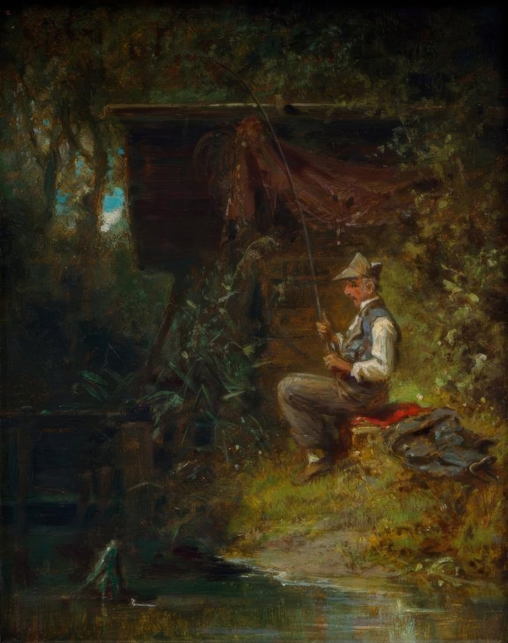 Fiskaren av Carl Spitzweg