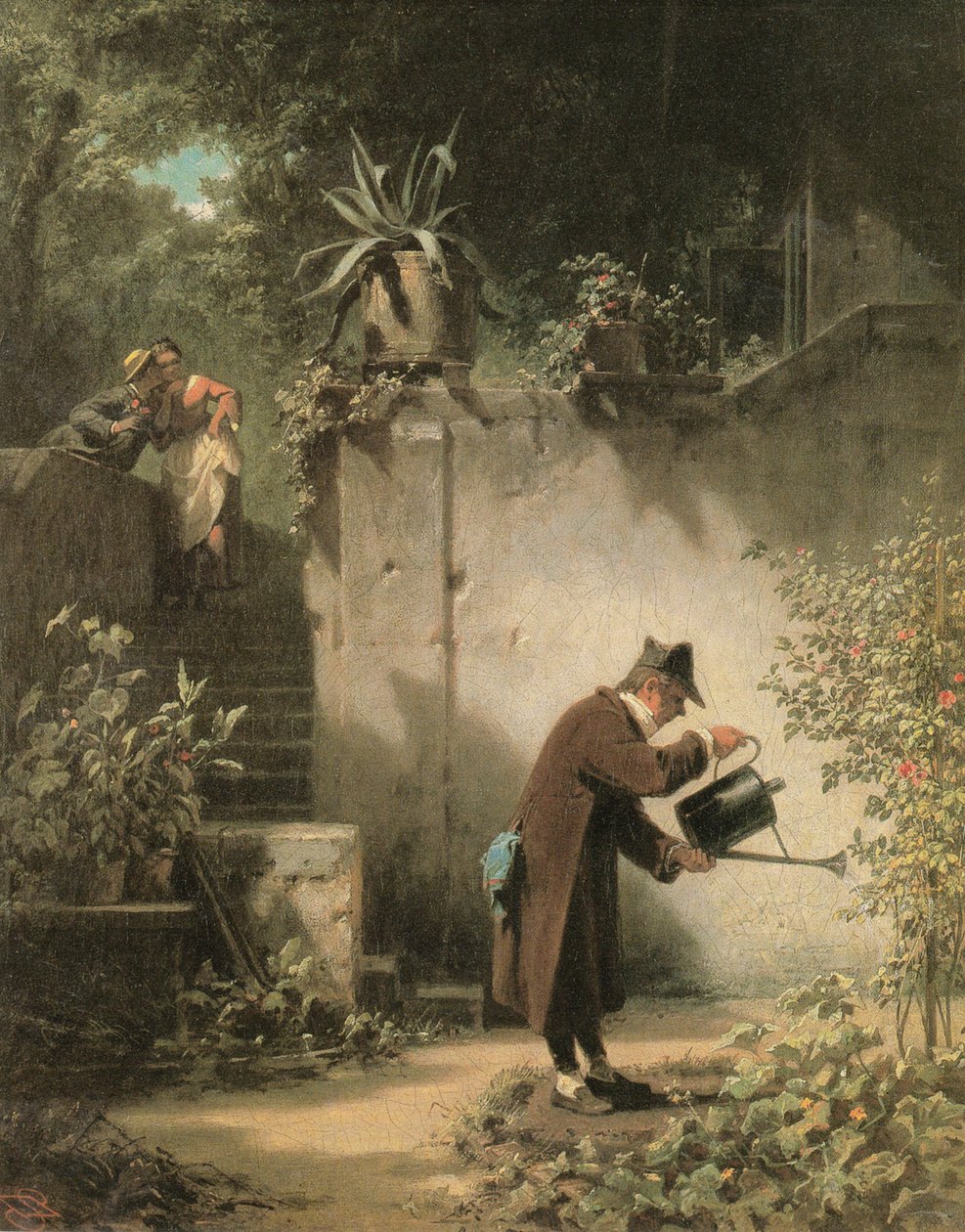 Der Blumenfreund av Carl Spitzweg