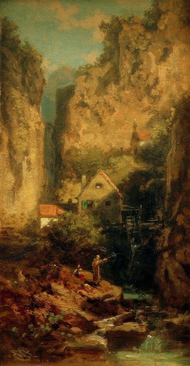 Forellfiskare av Carl Spitzweg