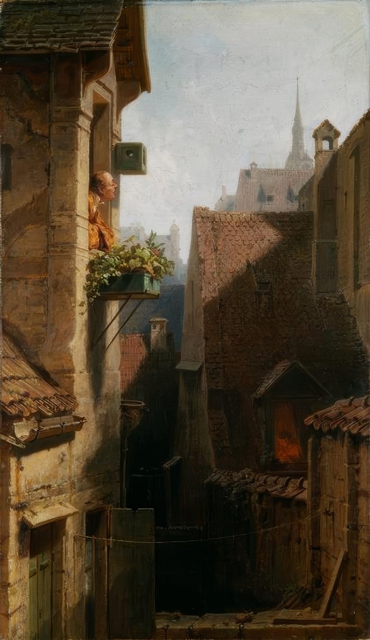 Hypokondrikern av Carl Spitzweg
