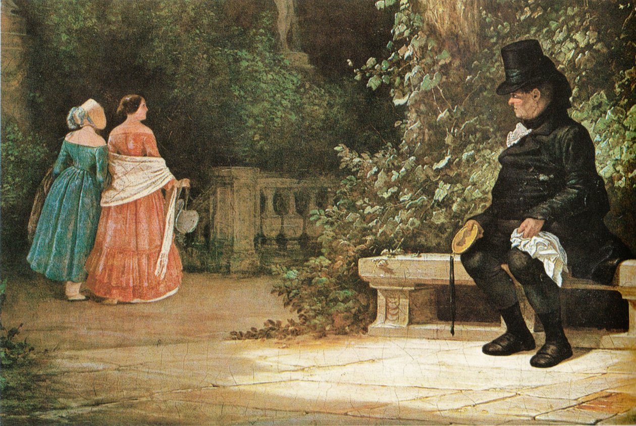 Der Witwer av Carl Spitzweg