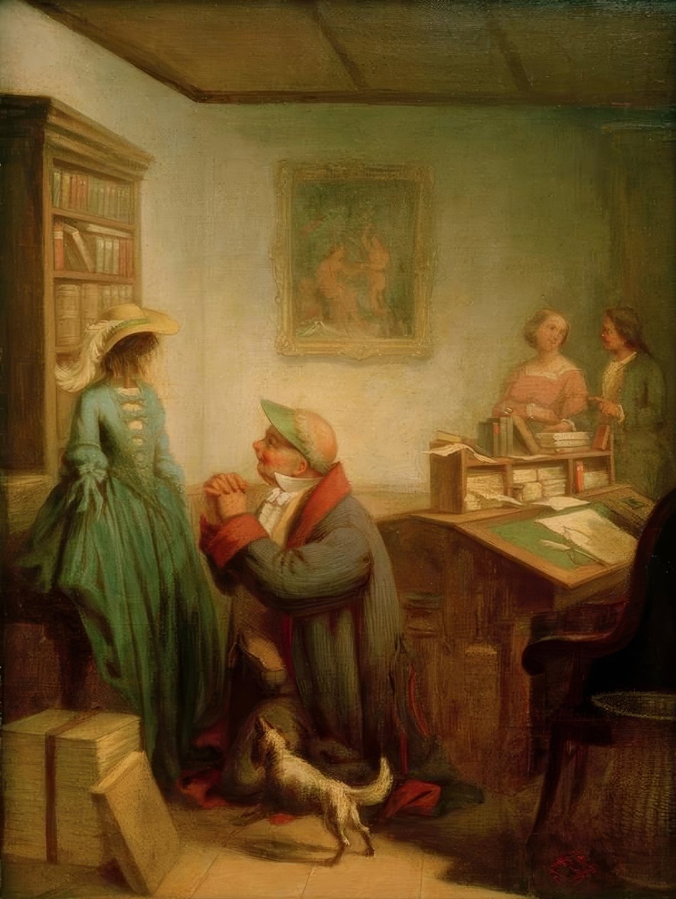 Den älskade av Carl Spitzweg