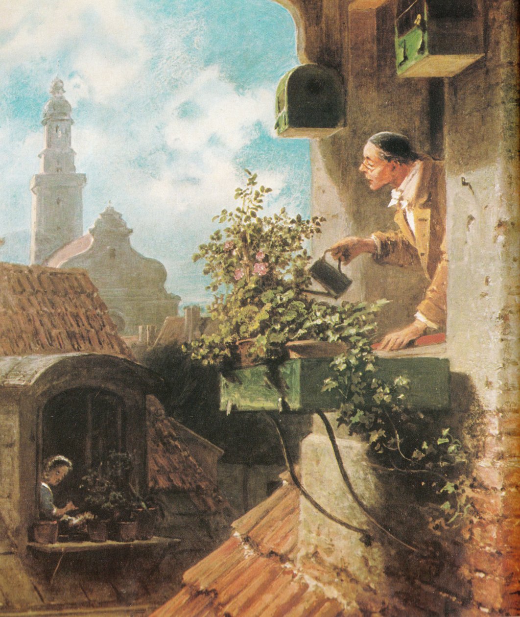 Die Dachstube av Carl Spitzweg