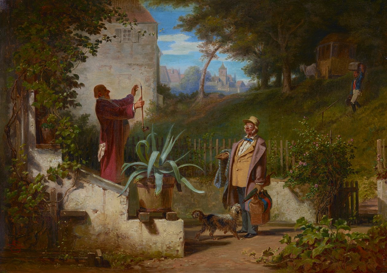 Barndomsvännerna av Carl Spitzweg