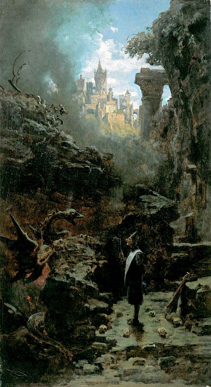 Hexenmeister av Carl Spitzweg