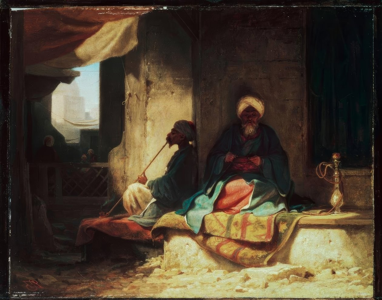 I den turkiska basaren av Carl Spitzweg