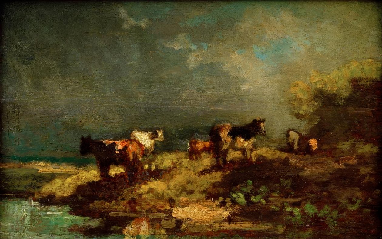 Kor på landsbygden av Carl Spitzweg