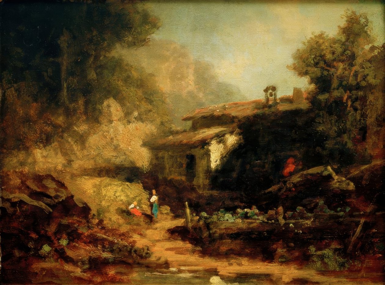 Kvarn i bergen av Carl Spitzweg