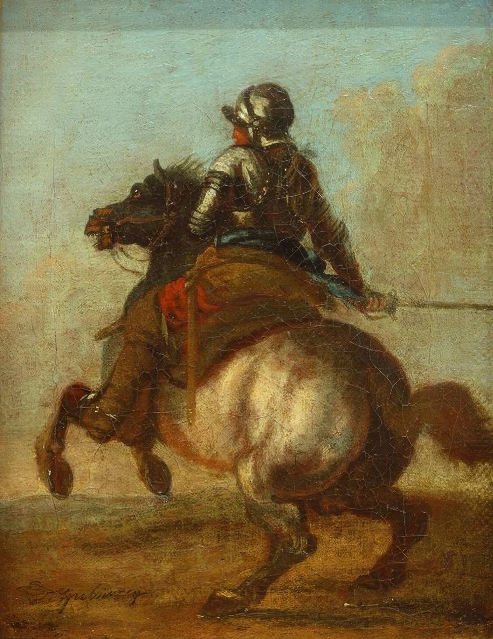 Ridsporträtt av Carl Spitzweg
