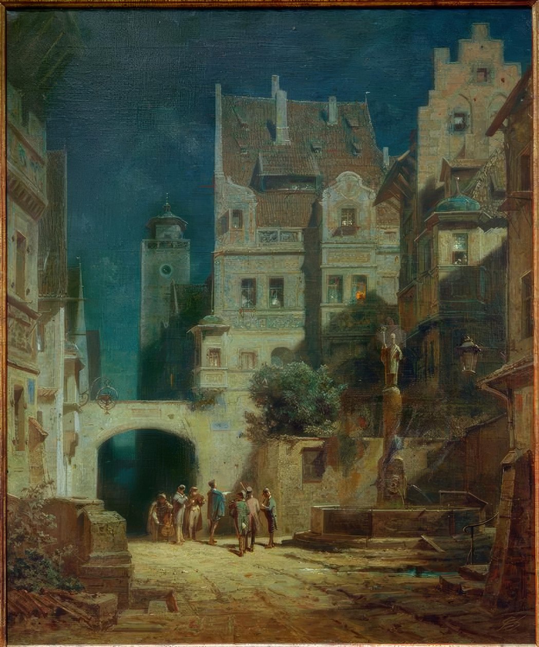 Serenad i månskenet av Carl Spitzweg