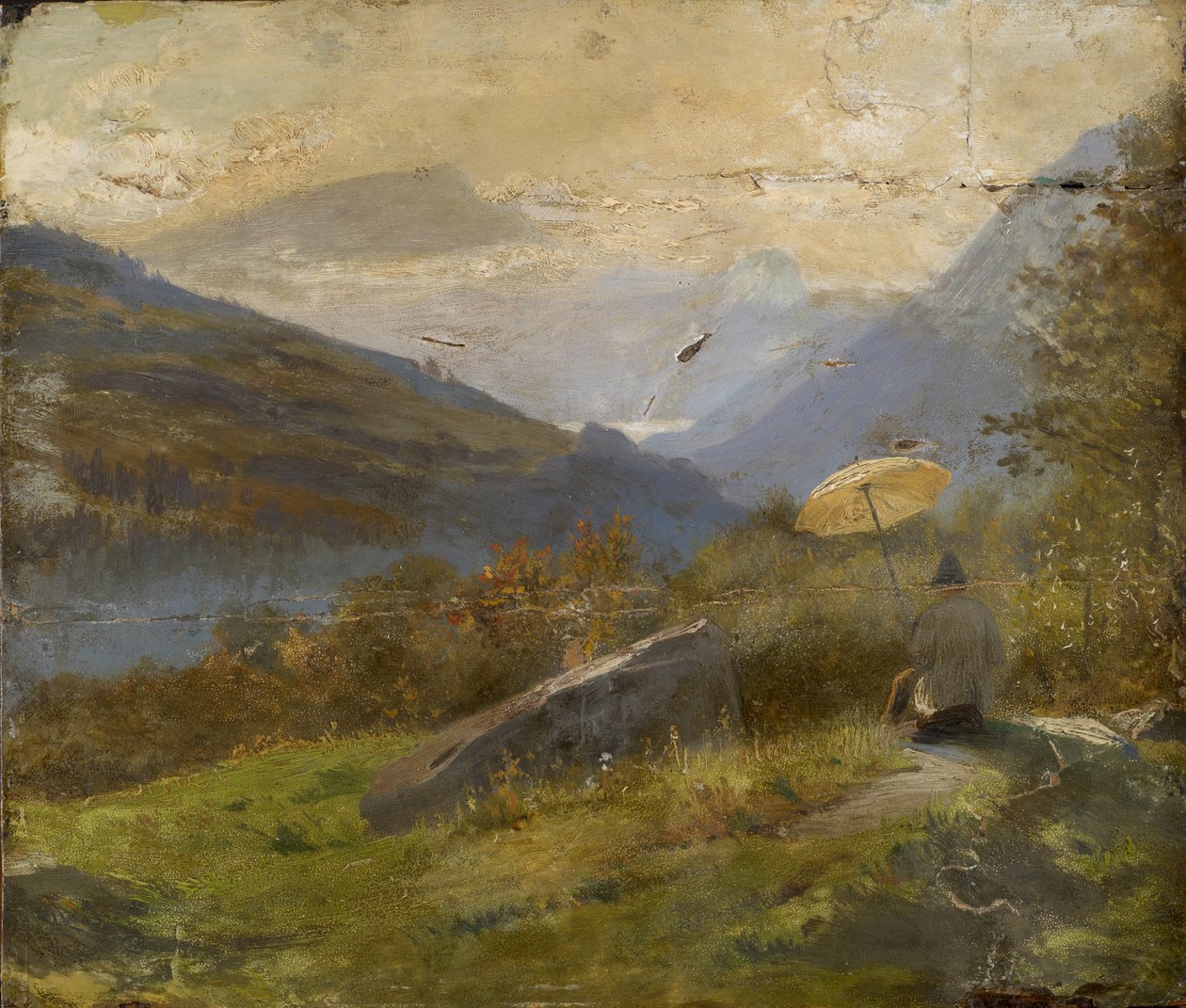 Målaren, ca 1860 av Carl Spitzweg
