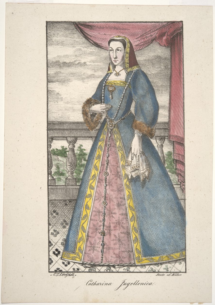 Catherine Jagiellon av Carl Theodor Löwstädt