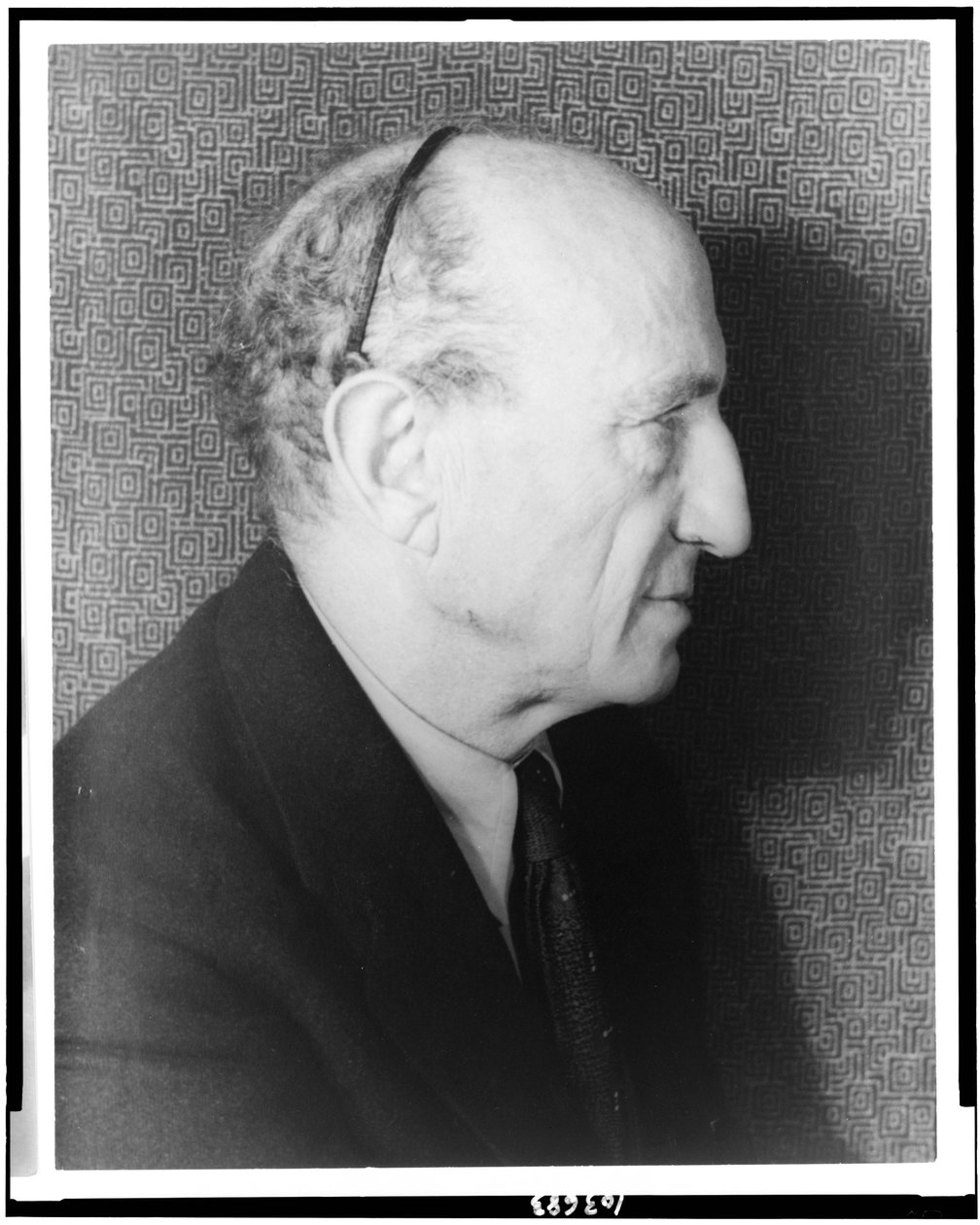 Porträtt av Leo Stein (1872-1947) av Carl Van Vechten
