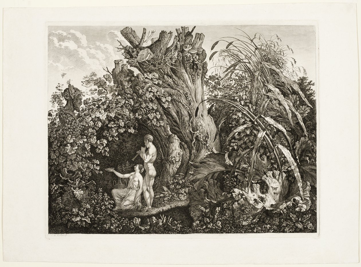 The Sacrifice of Pan av Carl Wilhelm Kolbe, the elder