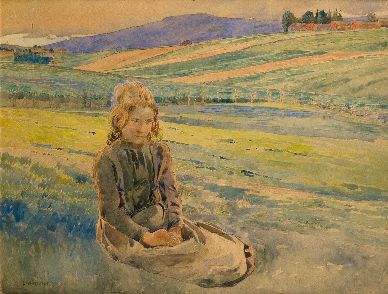 Sommarkväll av Carl Wilhelm Wilhelmson