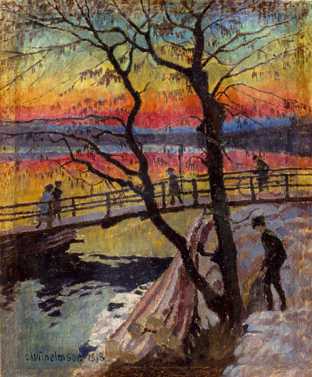 Spången, Lidingobron av Carl Wilhelm Wilhelmson