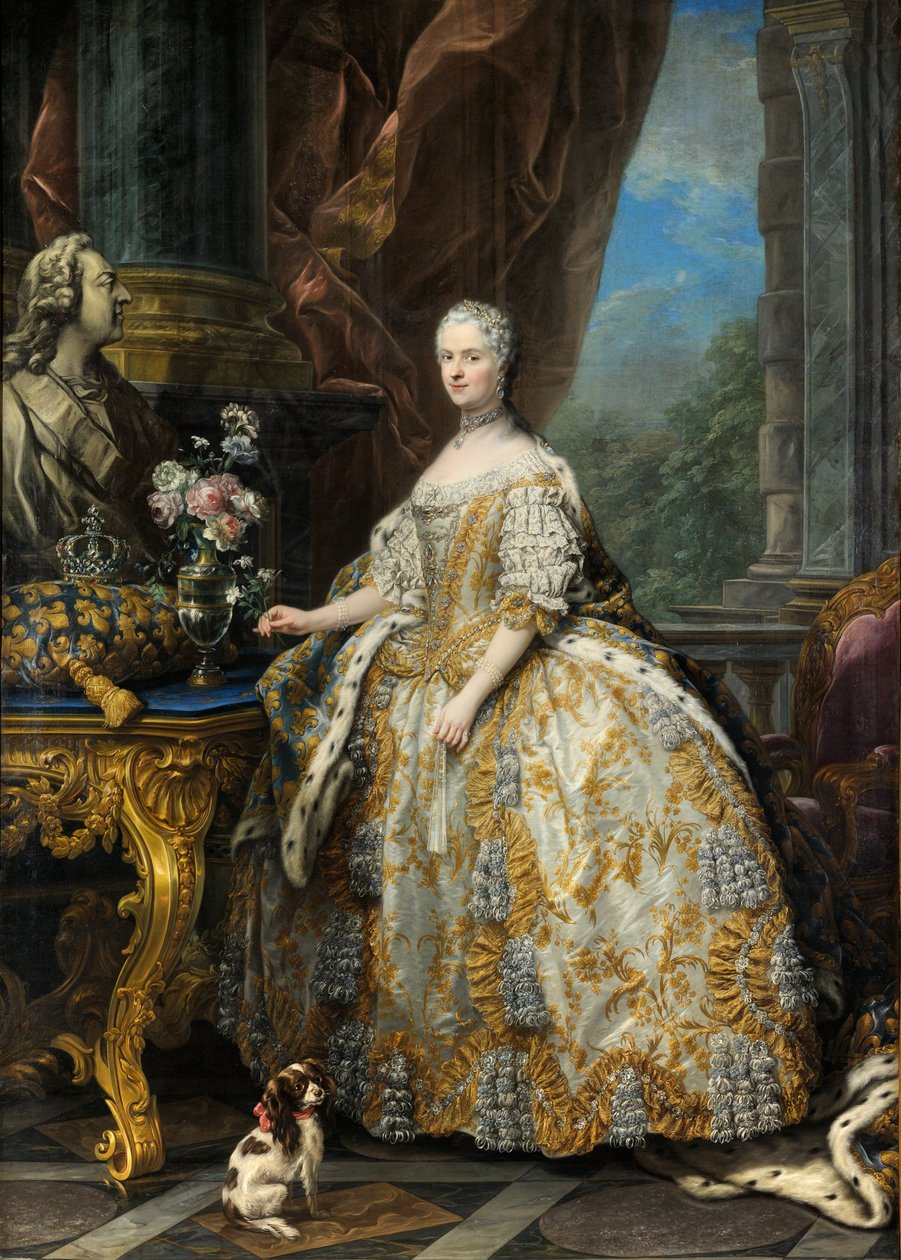 Marie Leszczinska, reine de France (1703-1768) av Carle van Loo